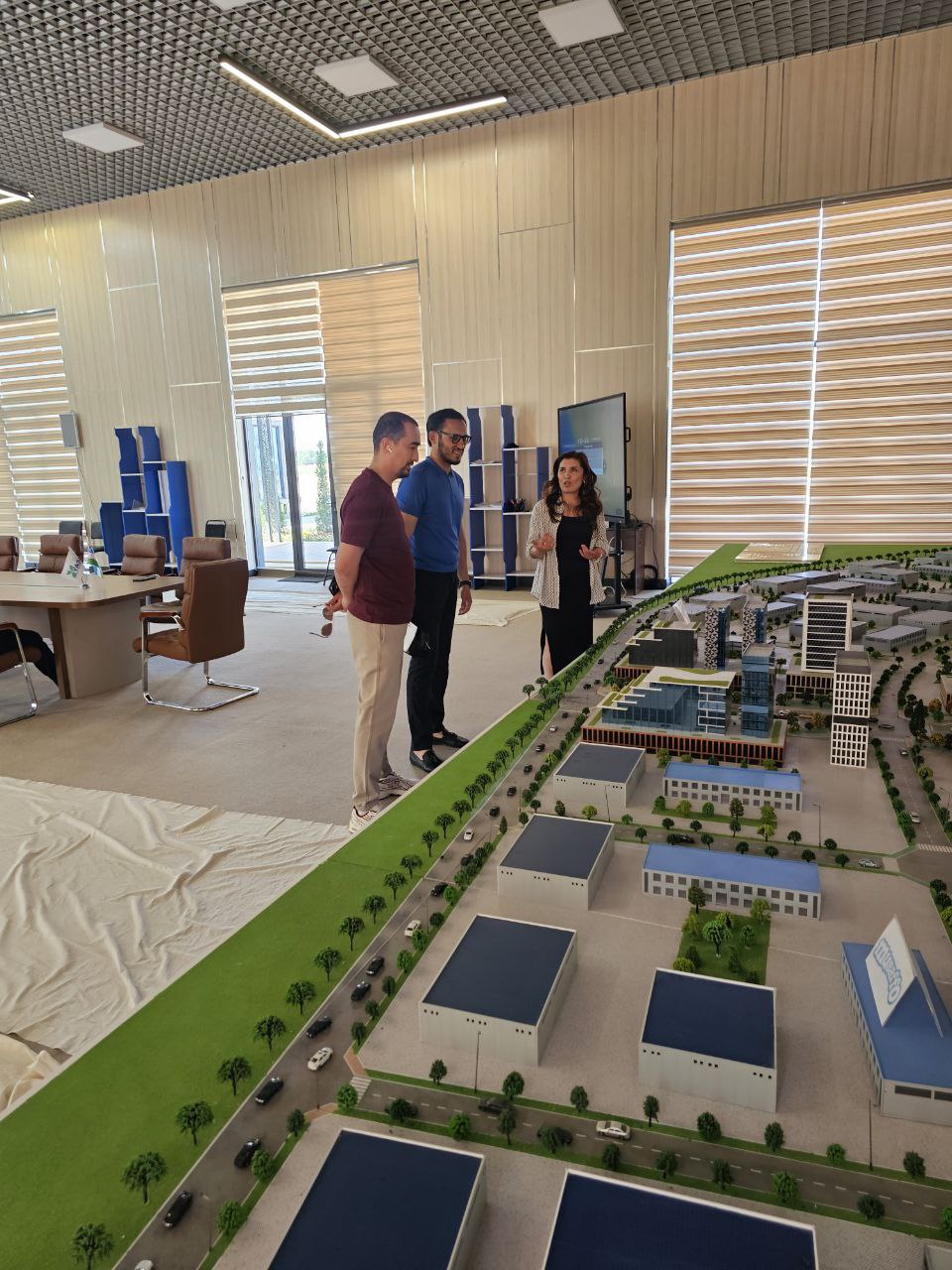 Representatives of “ASI” Company Visited the Industrial Zone