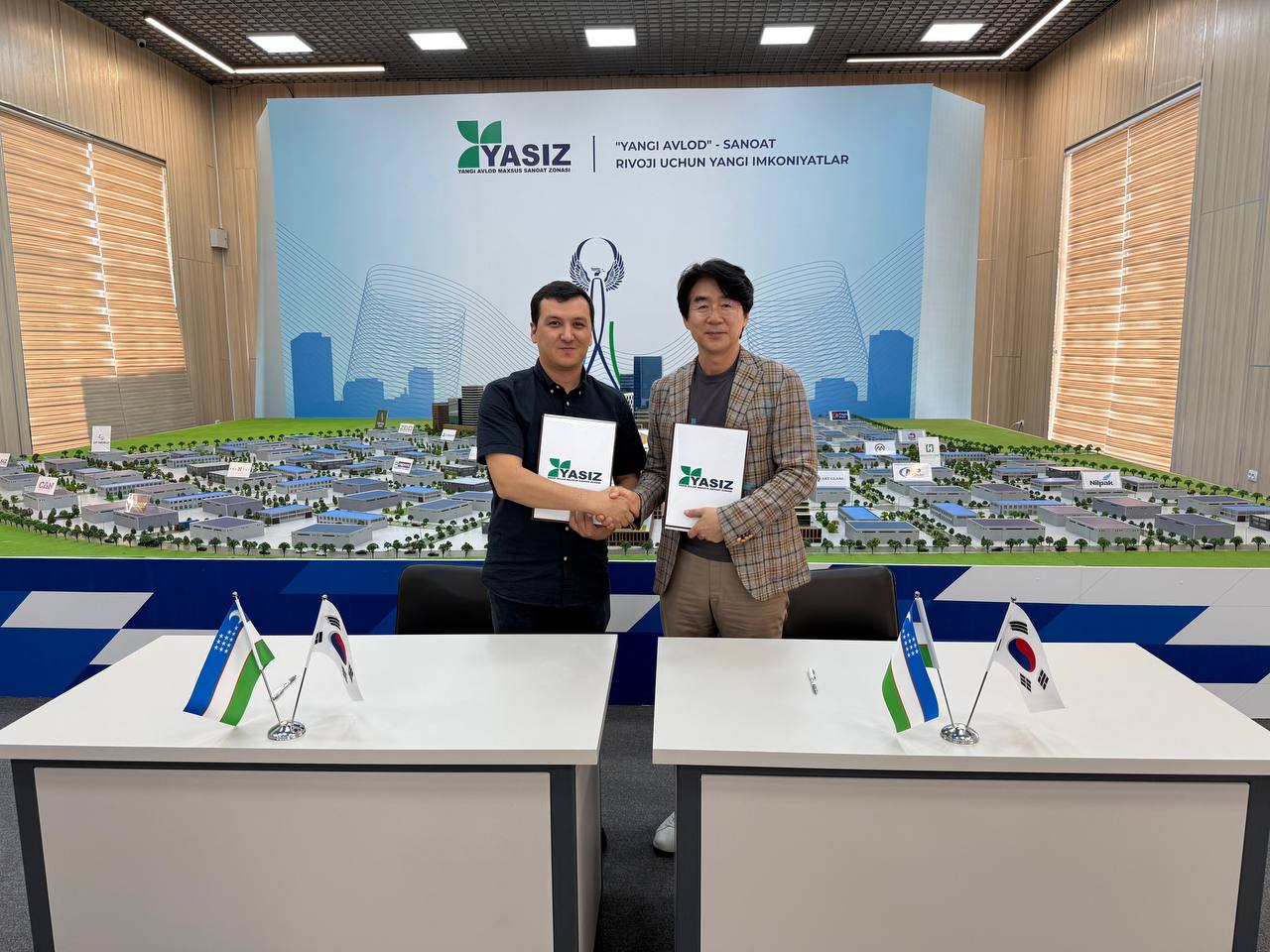 A new high-technology investment project is being implemented within the Yangi Avlod Special Industrial Zone located in the Yangihayot district of Tashkent city.